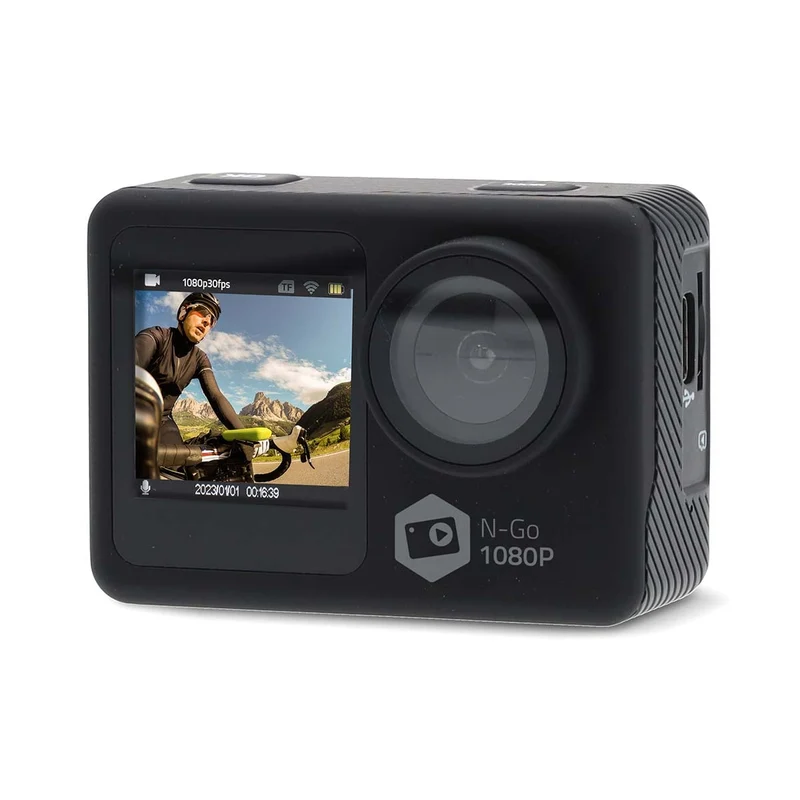 Action Cam Dubbel scherm - 1080p@30fps - 12 MPixel