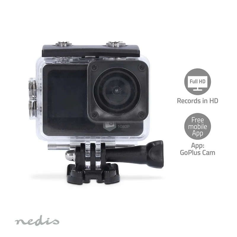 Action Cam Dubbel scherm - 1080p@30fps - 12 MPixel