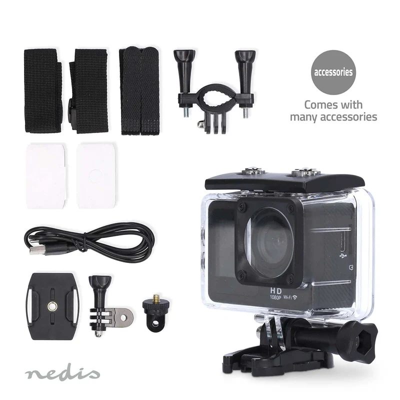 Action Cam Dubbel scherm - 1080p@30fps - 12 MPixel