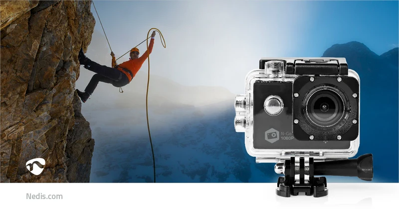 Action Cam 1 Scherm - 1080p@30fps - 12 MPixel
