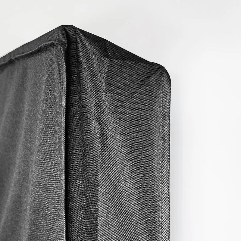 TV-Beschermhoes voor Buiten Scherm afmeting: 55 - 58" - Supreme Quality Oxford - Zwart