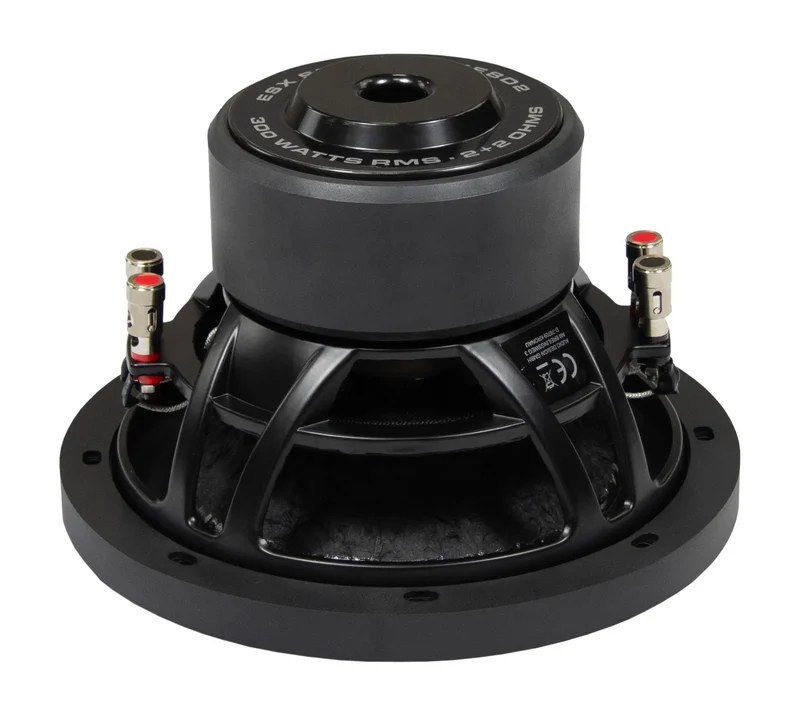 ESX SXE8D2 – Subwoofer 20 cm (8") DVC 2x2 Ohms avec Grille de Protection