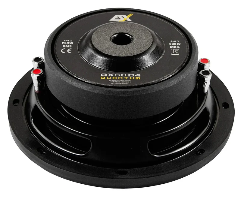 ESX QXS8D4 – Subwoofer Plat 20 cm 250 Watts RMS