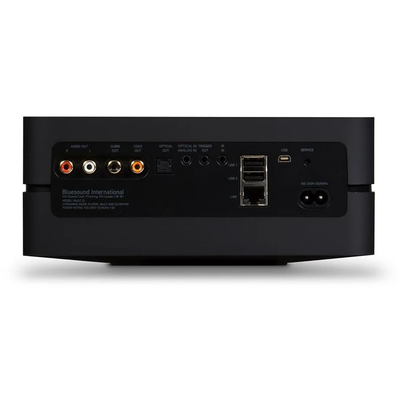 Lecteur Réseau Multi-Pieces 2TB. Bluesound VAULT 2i - Noir