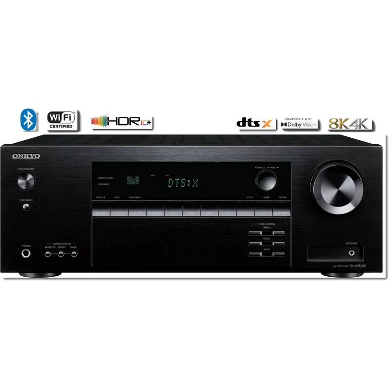 Récepteur AV Réseau 8K 7.2 X 80W, Onkyo TXNR5100