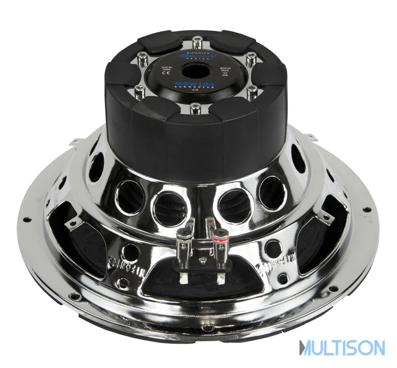 HIFONICS MRW104 - Subwoofer 25 Cm Compact & Puissant 400 Watts RMS