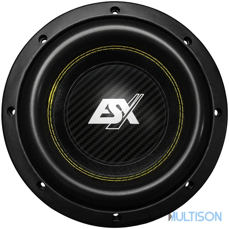 ESX QXE8D2 - Subwoofer Compact 20 cm à Double Bobine Mobile