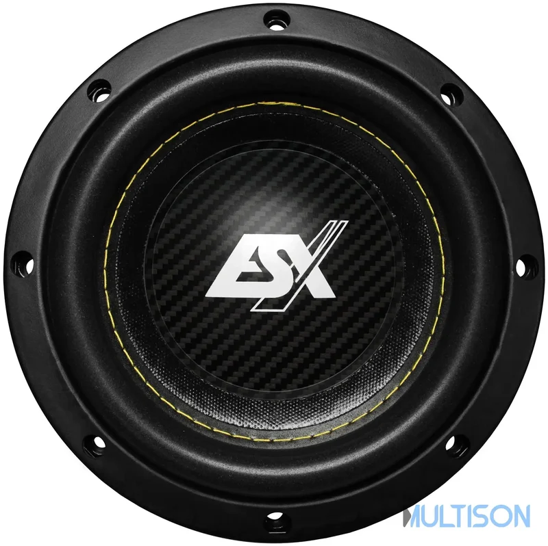 ESX QXE6D2 - Subwoofer Compact 16,5 cm à Double Bobine Mobile