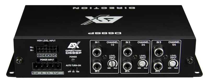 ESX D68SP – Processeur DSP 8 Canaux avec Bluetooth et Audio HD