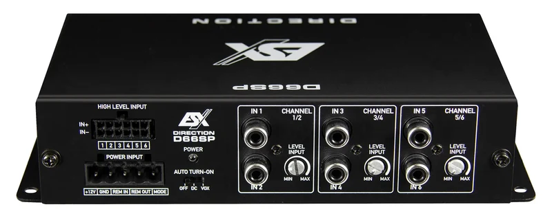 ESX D66SP – Processeur DSP 6 Canaux avec Bluetooth et Audio HD