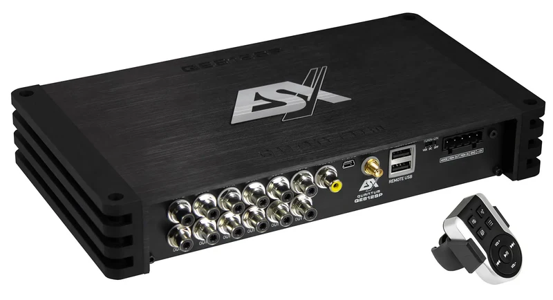 ESX QE812SP – Processeur de Son Numérique 12 Canaux avec Lecteur Audio HD