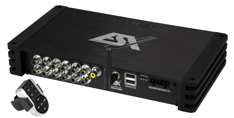 ESX QE812SP – Processeur de Son Numérique 12 Canaux avec Lecteur Audio HD