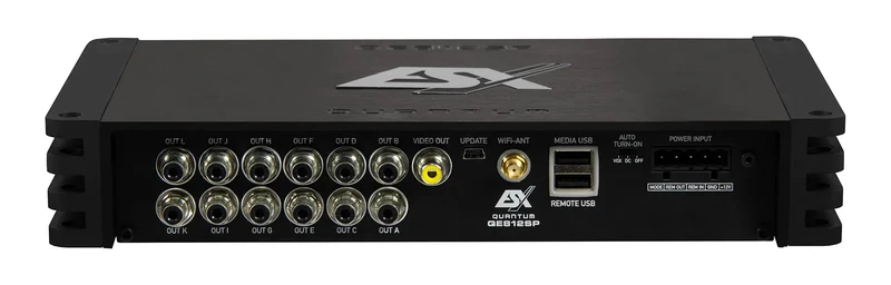 ESX QE812SP – Processeur de Son Numérique 12 Canaux avec Lecteur Audio HD