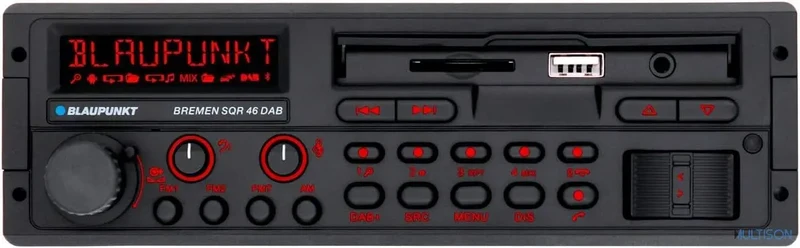 Blaupunkt BREMEN SQR 46 DAB – Autoradio Vintage avec DAB+ Bluetooth
