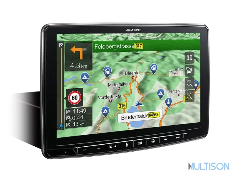 Alpine INE-F904TRA – Écran de navigation 9 pouces pour Ford Transit Custom
