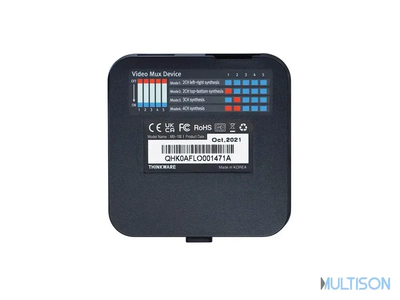 Alpine RVX-100 - Hub d'extension de caméra 4 canaux pour DVR-F790