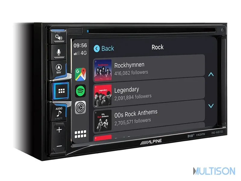 Alpine INE-W611D - Station Multimédia 6,5 pouces avec Navigation Intégrée