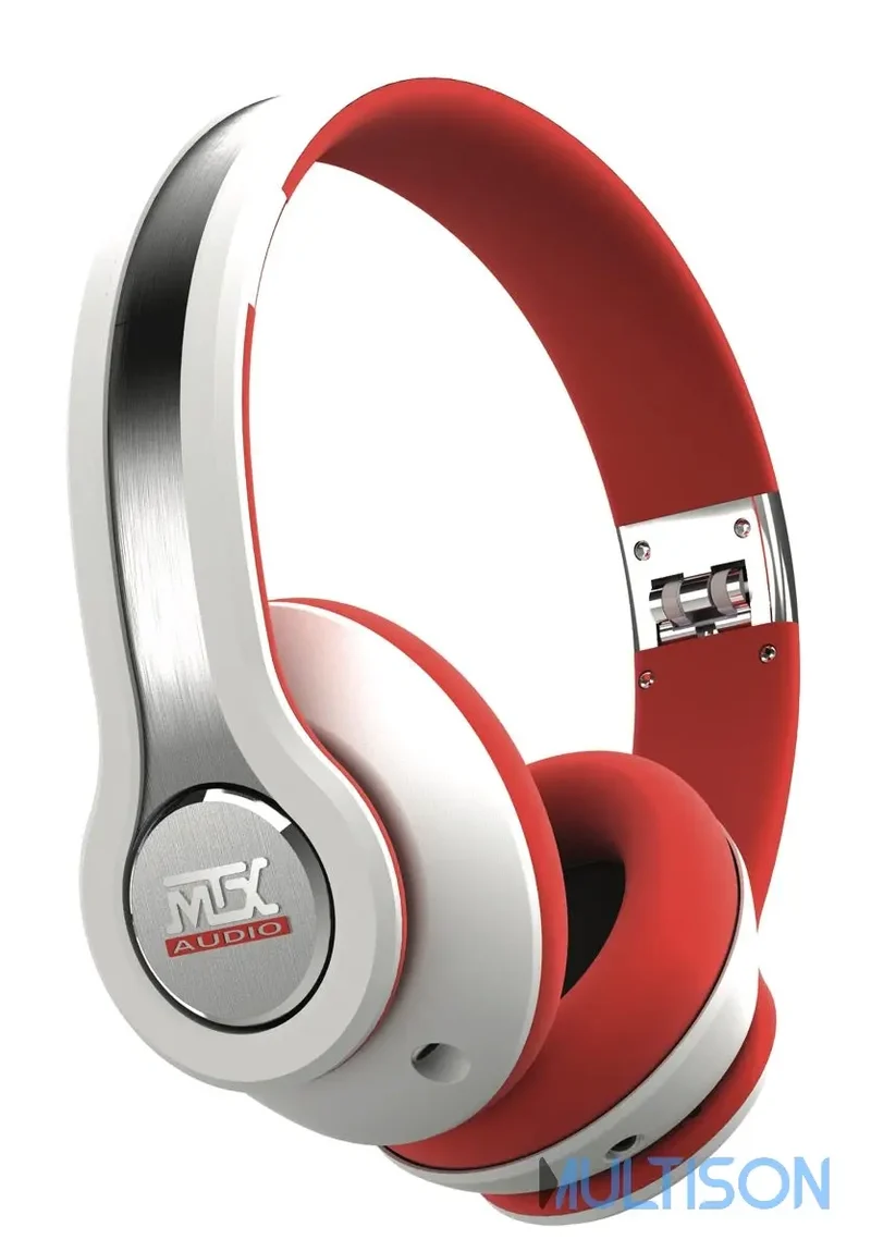 MTX iX1 White - Casque Hi-Fi Circum-Aural Haut-Parleurs Néodymes