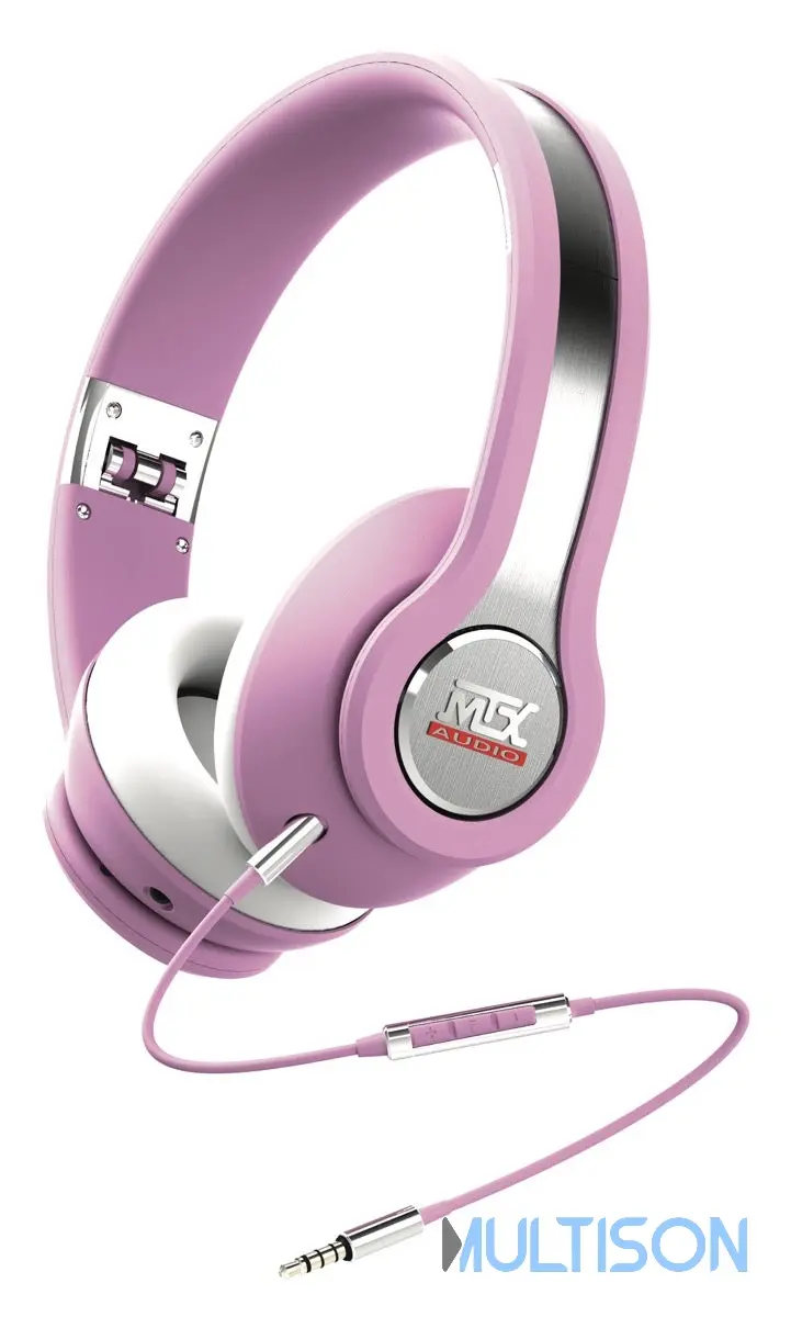 MTX iX1 Pink - Casque Hi-Fi Circum-Aural Haut-Parleurs Néodymes