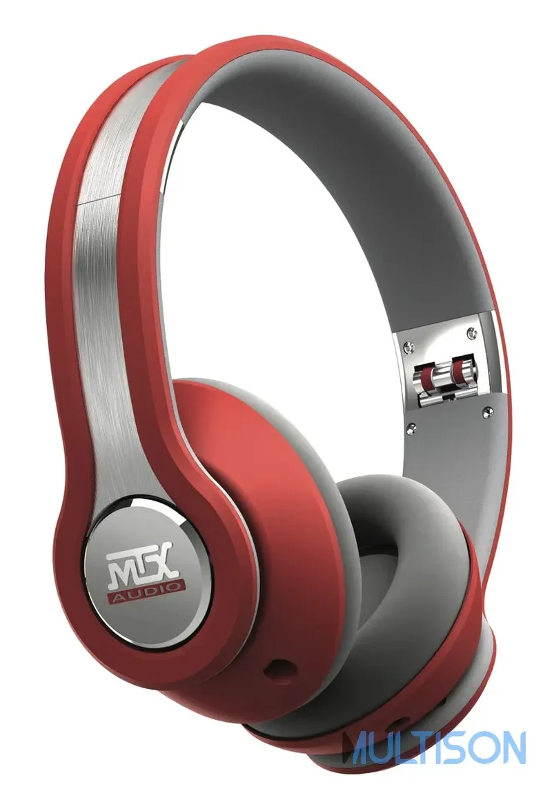 MTX iX1 Red - Casque Hi-Fi Circum-Aural Haut-Parleurs Néodymes