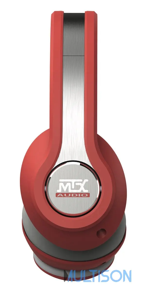 MTX iX1 Red - Casque Hi-Fi Circum-Aural Haut-Parleurs Néodymes