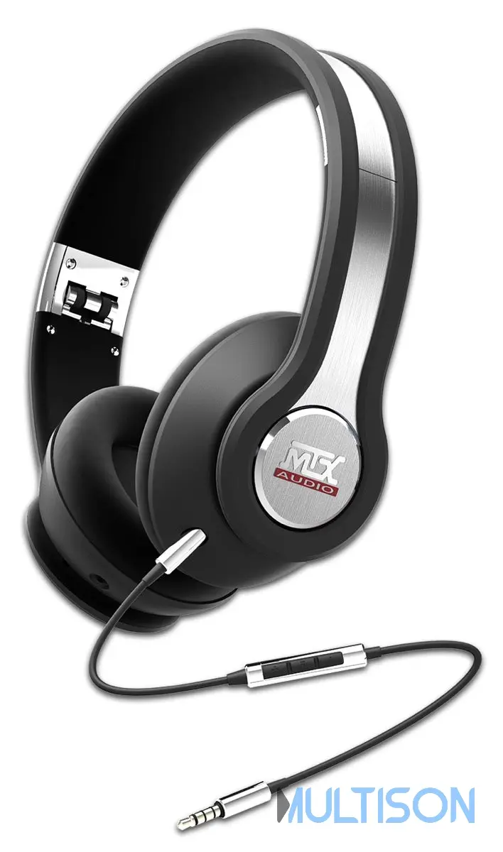 MTX iX1 Black - Casque Hi-Fi Circum-Aural Haut-Parleurs Néodymes