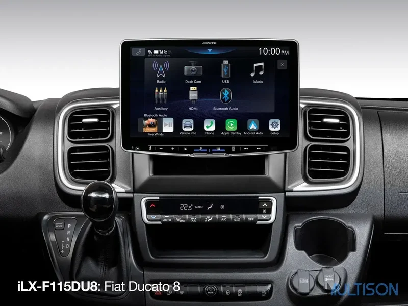 Alpine iLX-F115DU8 - Autoradio Carplay Android auto 11 Pouces Fiat Ducato 8