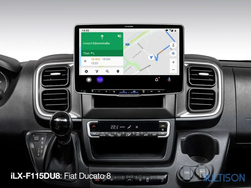 Alpine iLX-F115DU8 - Autoradio Carplay Android auto 11 Pouces Fiat Ducato 8