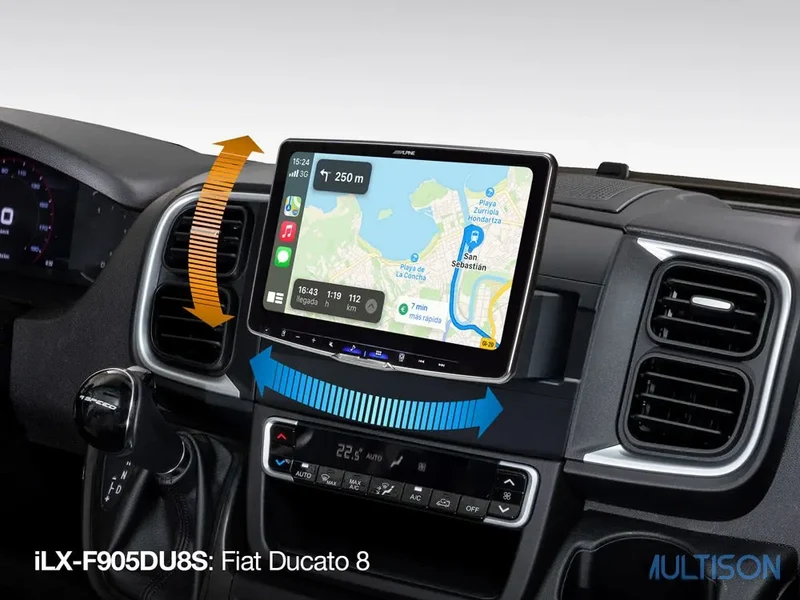 Alpine iLX-F905DU8S - Autoradio Carplay Android Auto 9 Pouces pour Fiat Ducato 8