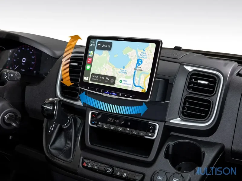 Alpine iLX-F115DU8S - Autoradio 11 Pouces Carplay Android Auto pour Fiat Ducato 8