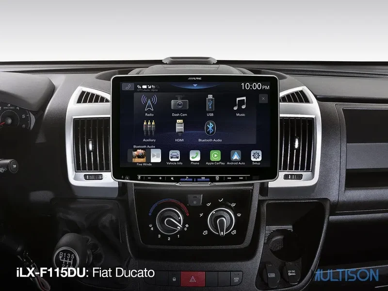 Alpine iLX-F115DU - Autoradio 11 Pouces CarPlay Fiat Ducato Citroën Jumper Peugeot Boxer