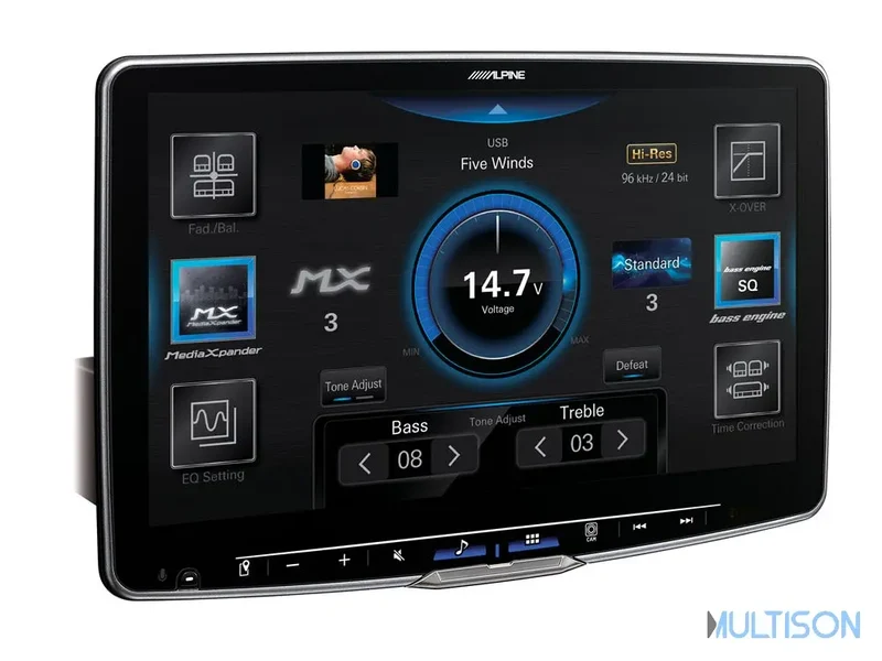 Alpine iLX-F115DU - Autoradio 11 Pouces CarPlay Fiat Ducato Citroën Jumper Peugeot Boxer