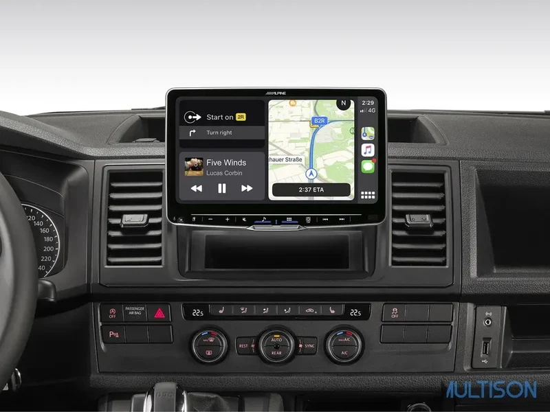 Alpine iLX-F905T6 - Autoradio 9 Pouces Apple CarPlay sans fil Volkswagen T6