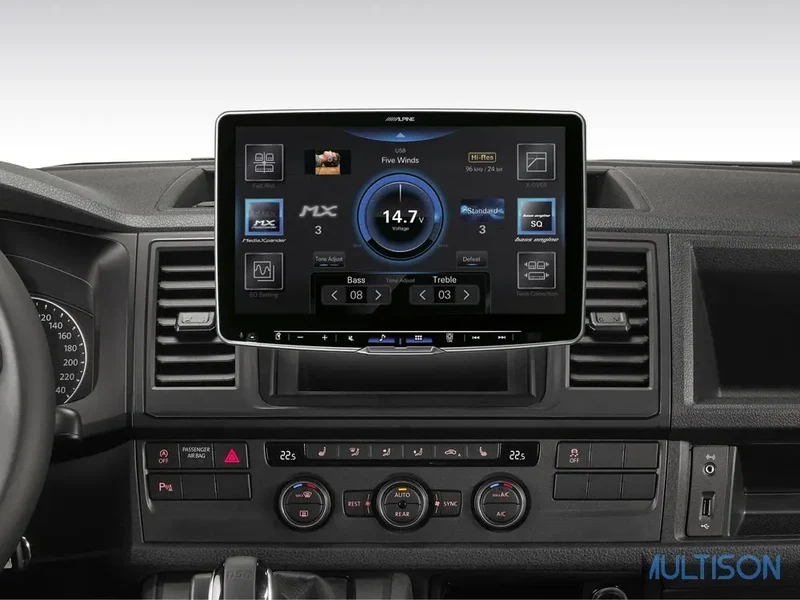 Alpine iLX-F115T6 - Autoradio 11 Pouces Apple CarPlay Vw T6 T5 Tiguan Touran