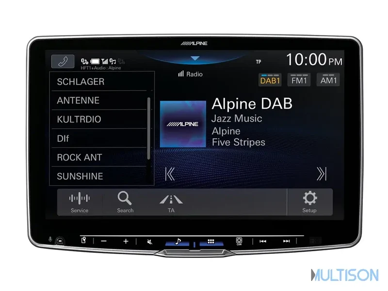 Alpine iLX-F115T6 - Autoradio 11 Pouces Apple CarPlay Vw T6 T5 Tiguan Touran