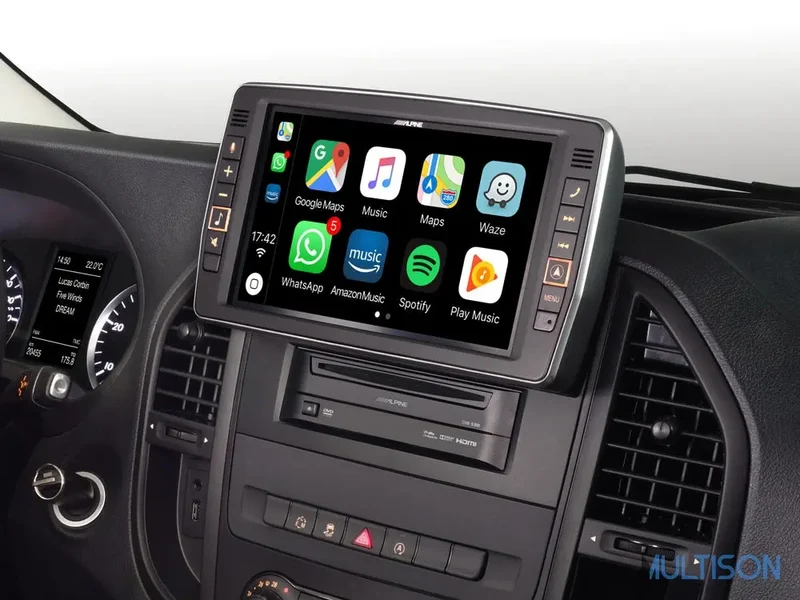 Alpine X903D-V447 - Écran de navigation tactile 9 pouces pour Mercedes Vito (447)