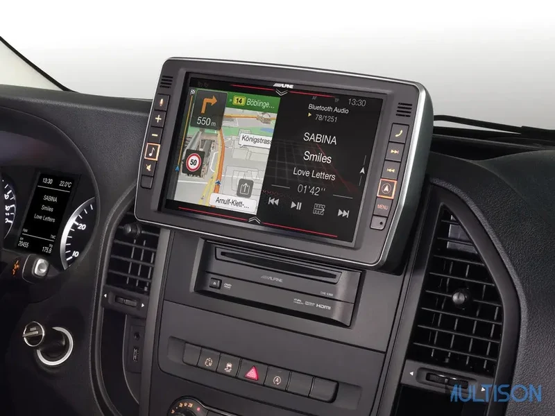 Alpine X903D-V447 - Écran de navigation tactile 9 pouces pour Mercedes Vito (447)