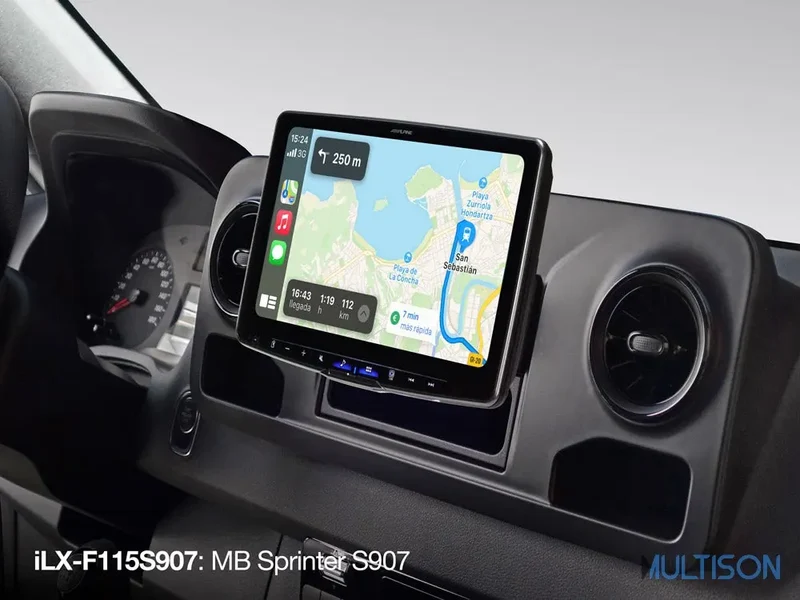 Alpine iLX-F115S907 – Station Multimédia 11 Pouces Mercedes Sprinter 907