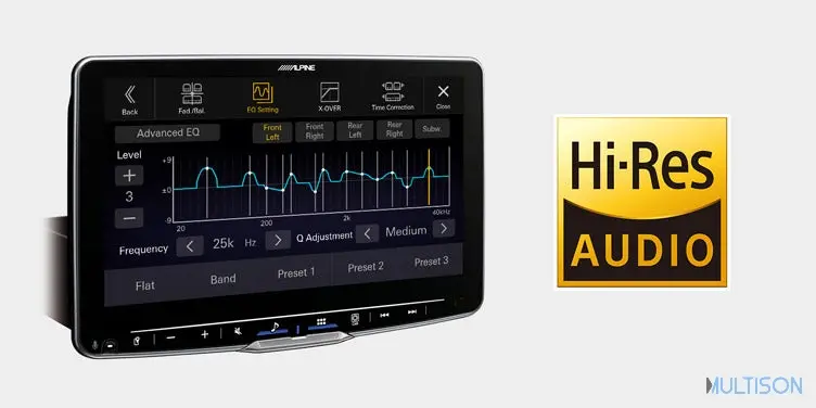 Alpine iLX-F905D – Autoradio 9 Pouces Carplay Sans Fil Android Auto Hi-res