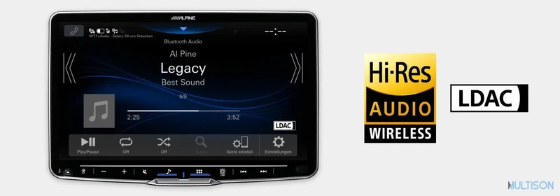 Alpine iLX-F905D – Autoradio 9 Pouces Carplay Sans Fil Android Auto Hi-res