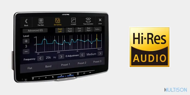 Alpine iLX-F115D – Autoradio 11 Pouces DAB+, Apple CarPlay sans fil et Android Auto