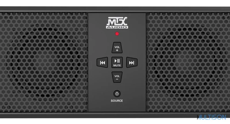 MTX MUD6SPBT – Barre de son 12V Bluetooth Marine 6 haut-parleurs