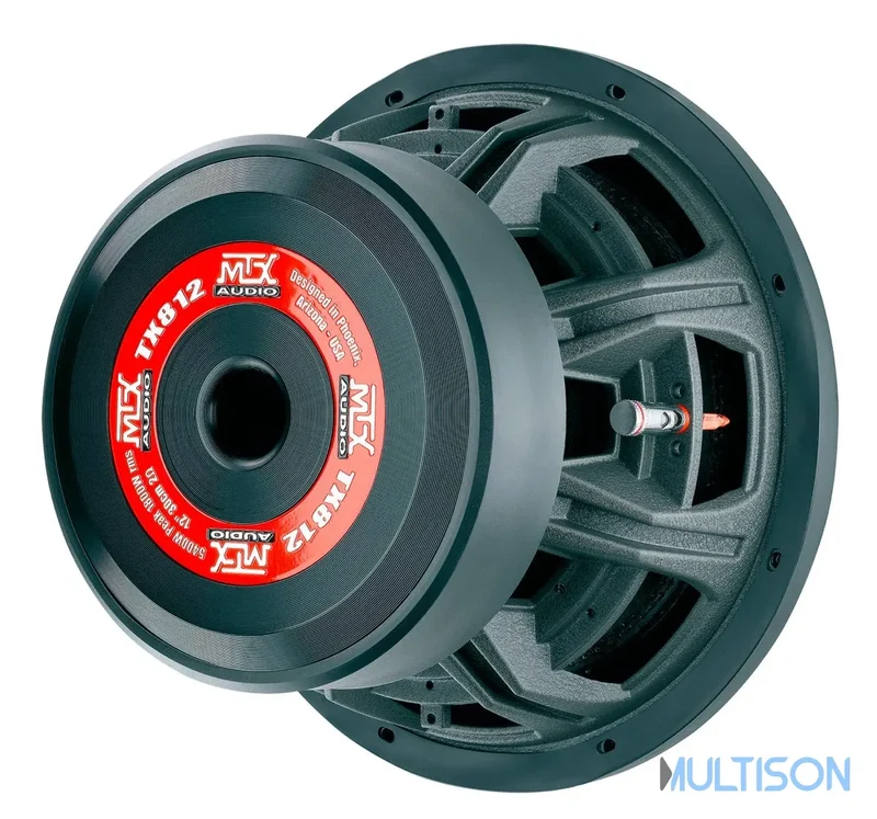 MTX TX812 – Subwoofer 30cm 1800W RMS simple bobine 2Ω