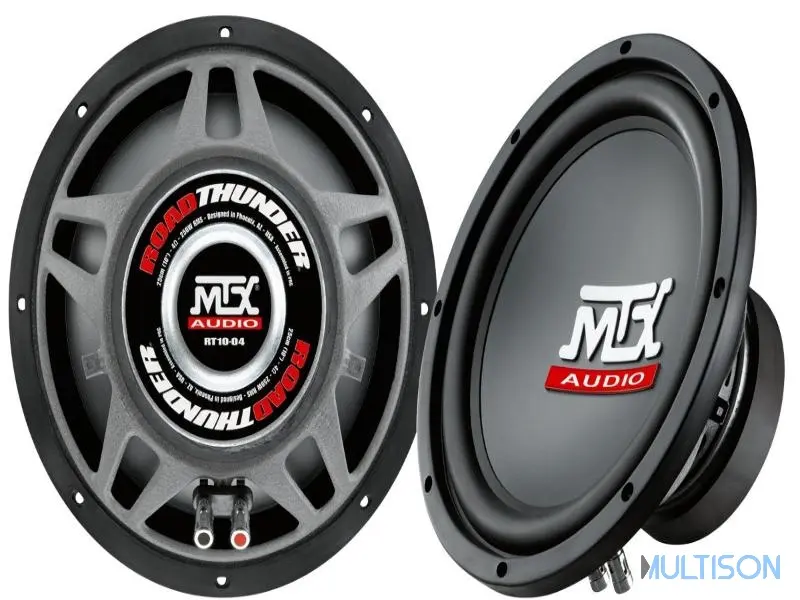 MTX RT10-04 – Subwoofer 25cm 250W RMS simple bobine 4Ω
