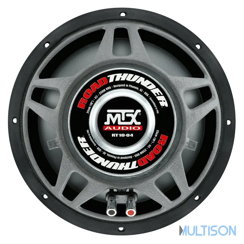 MTX RT10-04 – Subwoofer 25cm 250W RMS simple bobine 4Ω