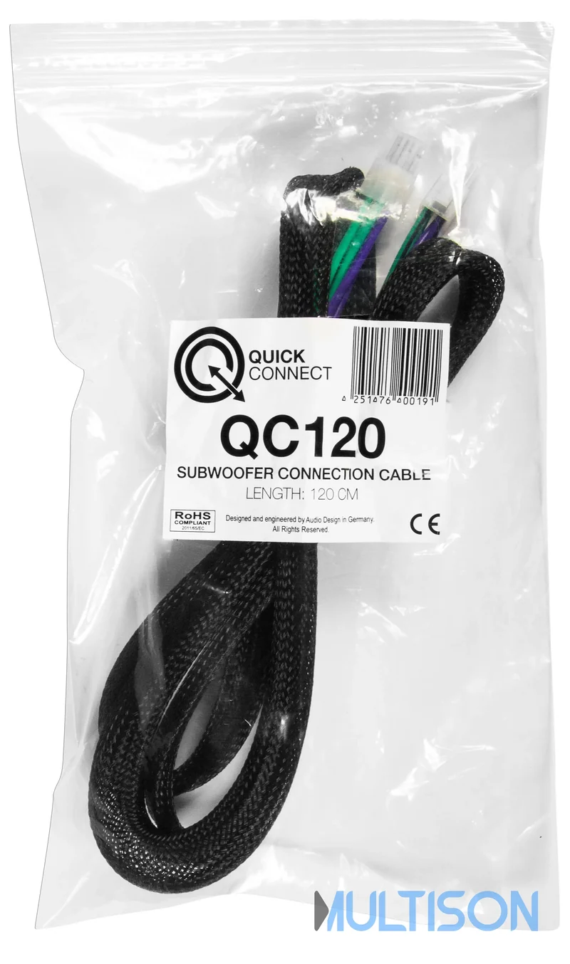 MUSWAY MQC120 – Câble de Connexion Quick Connect 1,20 m