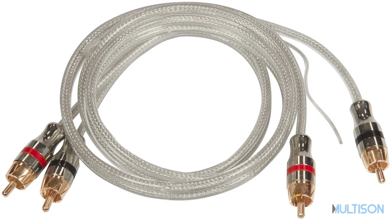 MUSWAY MW1RCA – câble RCA Stéréo 1 mètre (99,9% OFC)