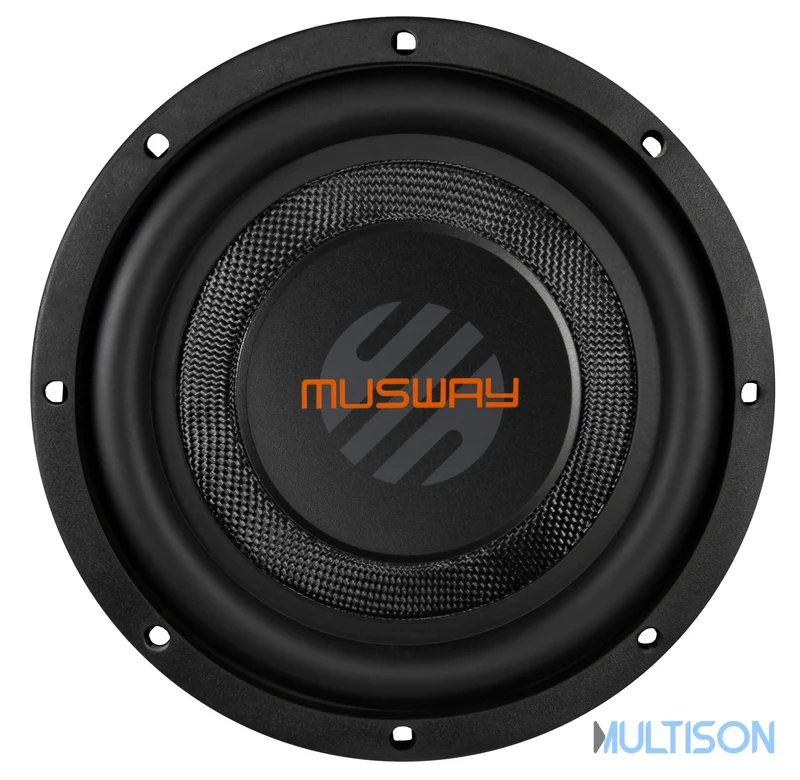 MUSWAY MWS844 – Subwoofer plat 20 cm (8") 250 Watts RMS