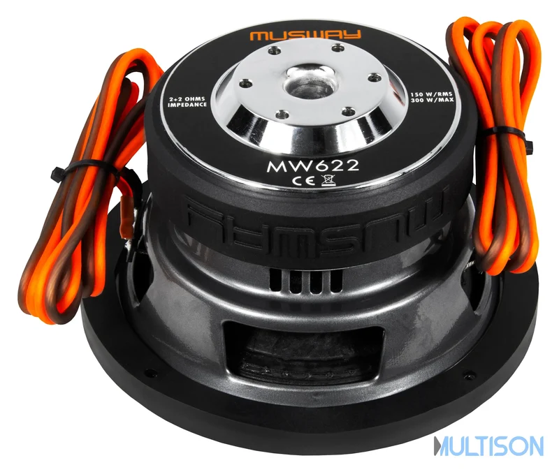 MUSWAY MW622 – Subwoofer 16,5 cm 6.5 pouces 150 Watts RMS