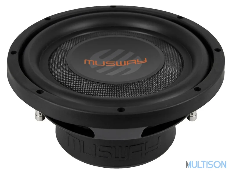 MUSWAY MWS1022 – Subwoofer 25 cm (10”) en Design Plat